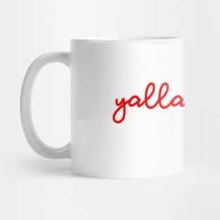 yalla habibi - supreme red Mug